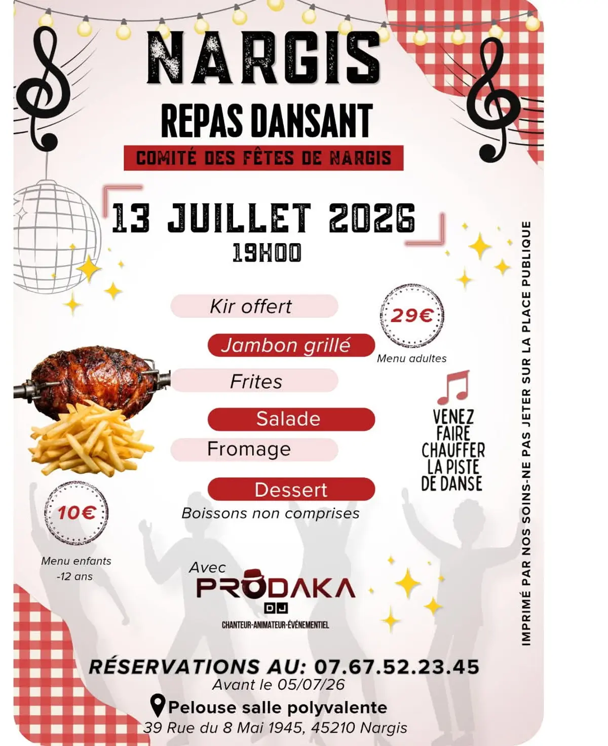 Repas dansant