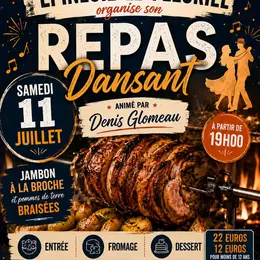 Repas dansant animé par Denis Glomeau