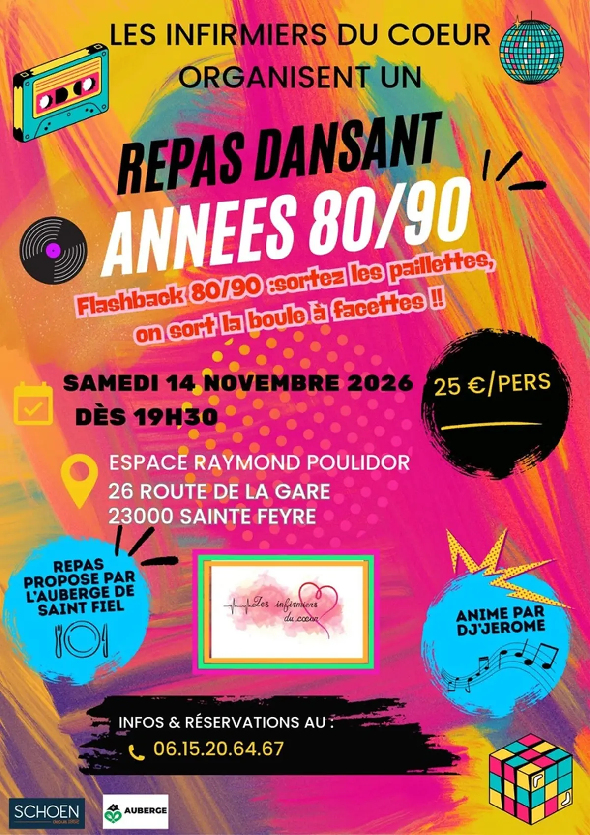 Repas dansant années 80/90