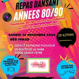 Repas dansant années 80/90