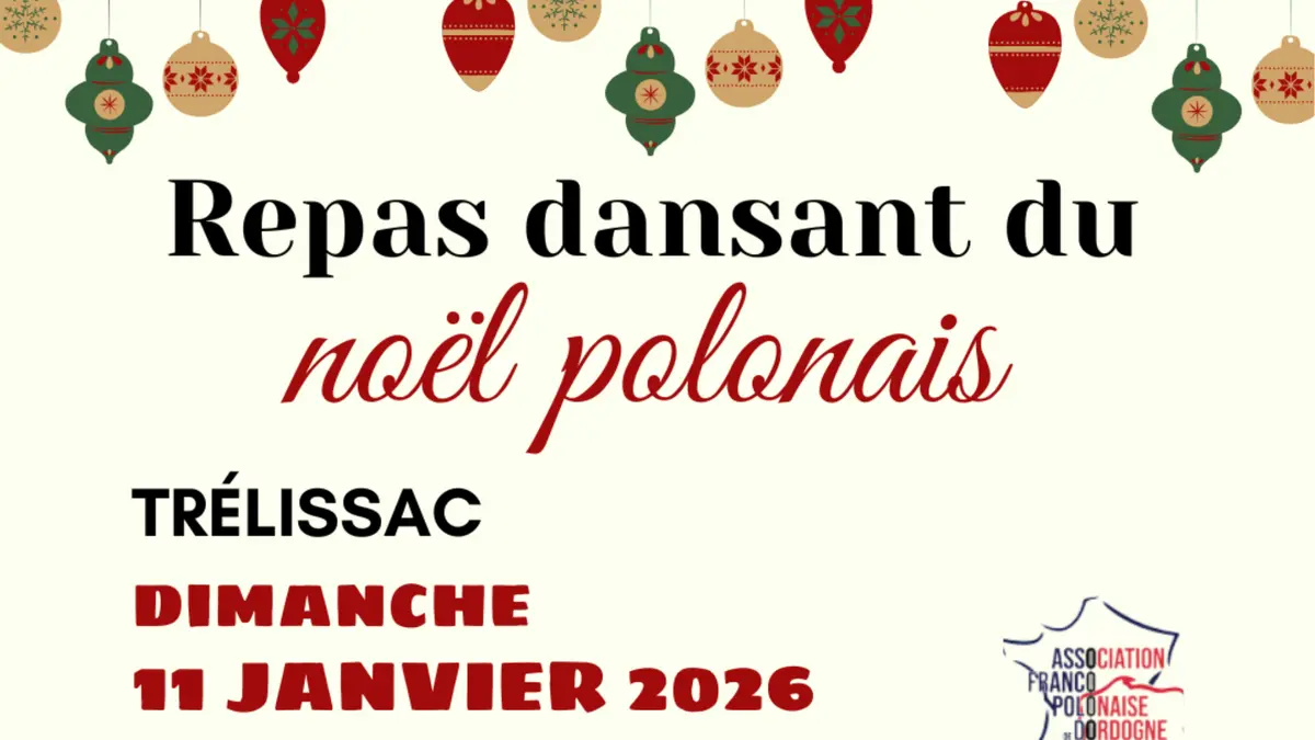Repas dansant aux couleurs du Noël polonais