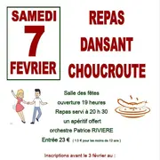 Repas Dansant Choucroute