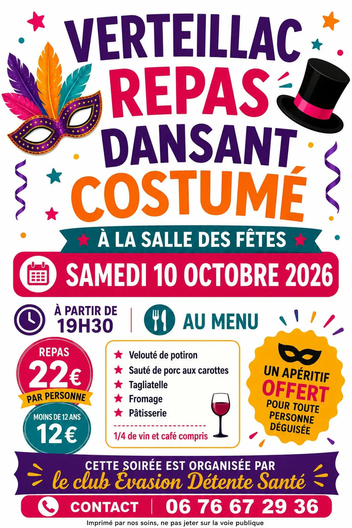 Repas Dansant Costumé