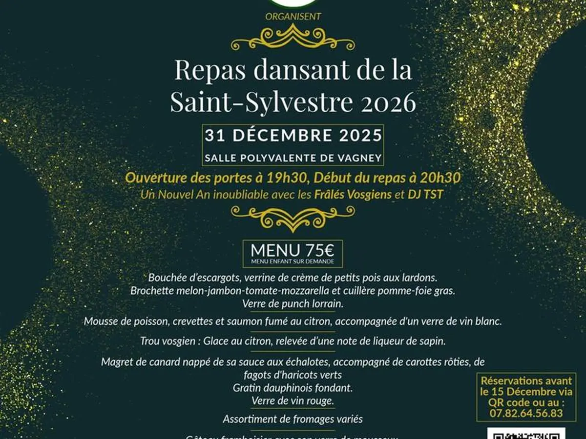 Repas dansant de la Saint-Sylvestre 2026
