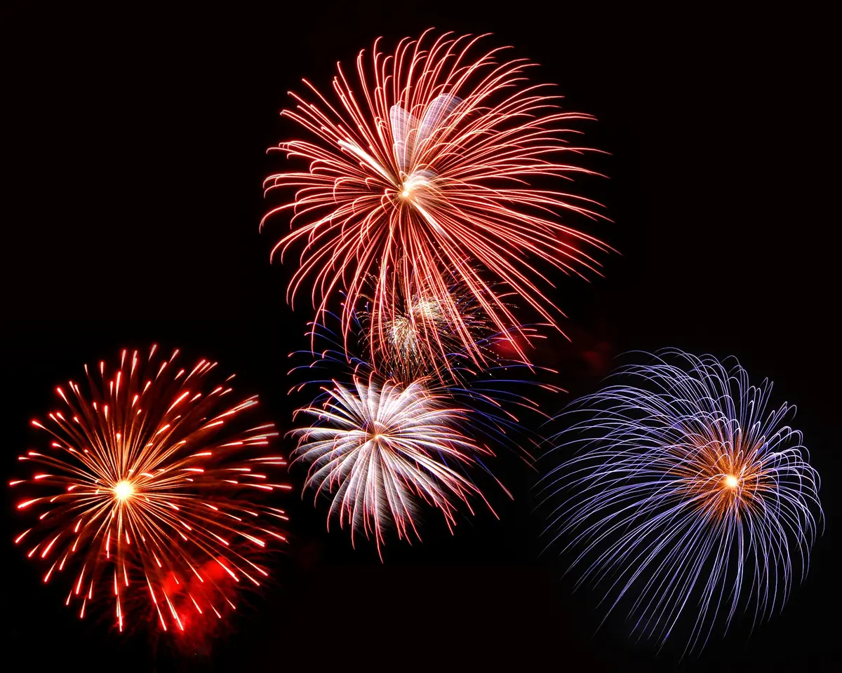 Repas dansant et feu d'artifice