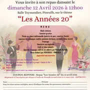 Repas dansant Les Années 20 par Pineuilh Accueil