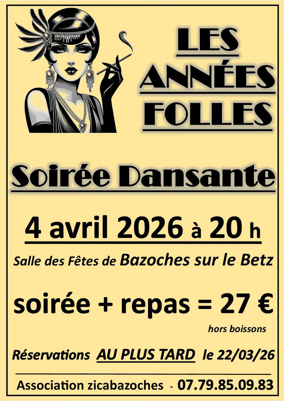 Repas dansant : les années folles