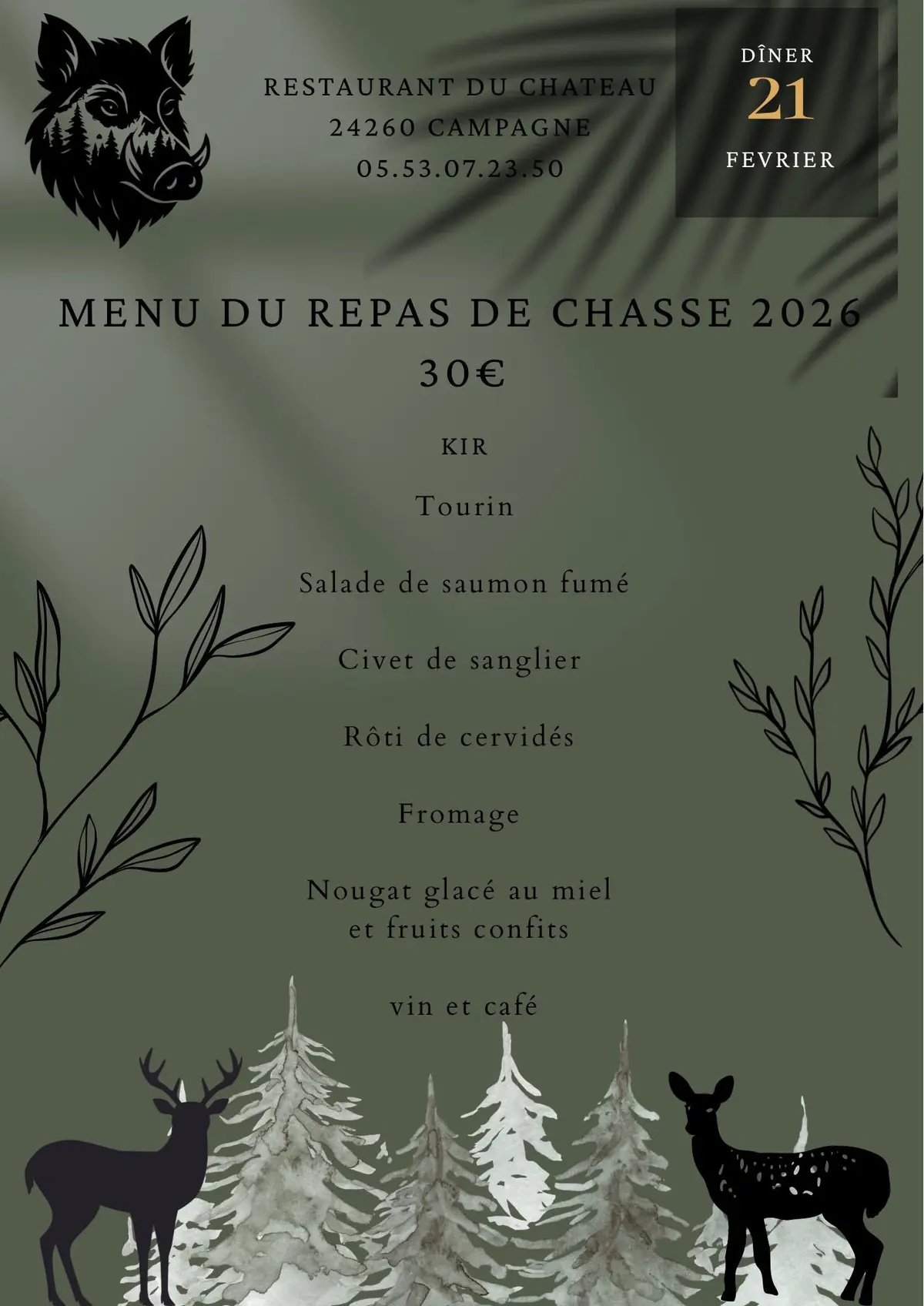 Repas de chasse