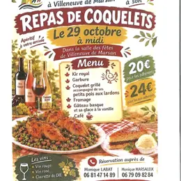 Repas de coquelets