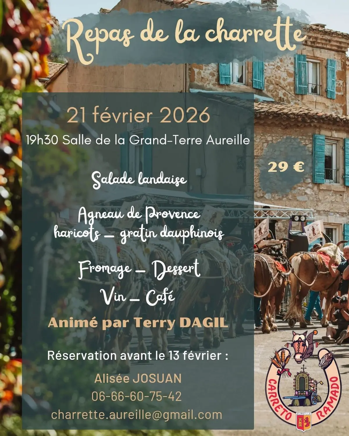 Repas de la charrette