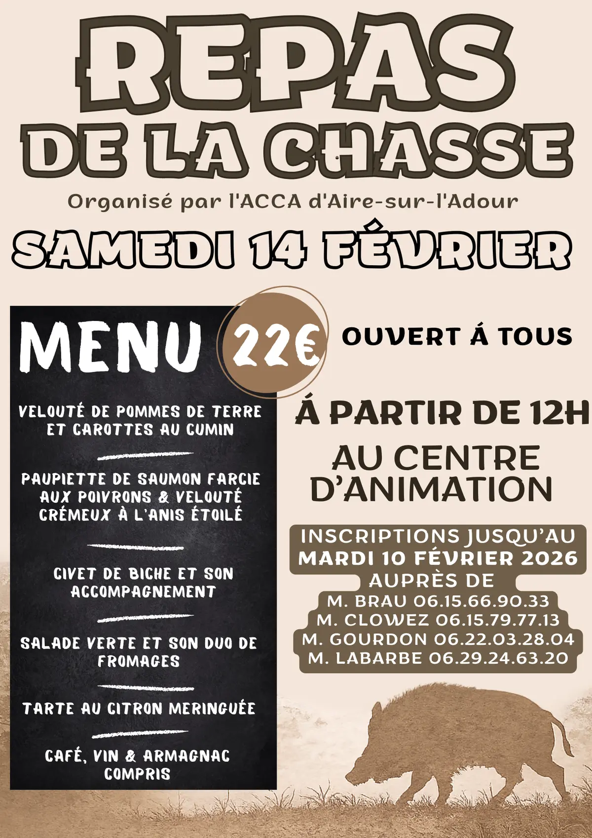Repas de la chasse