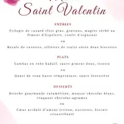 Repas de la Saint Valentin