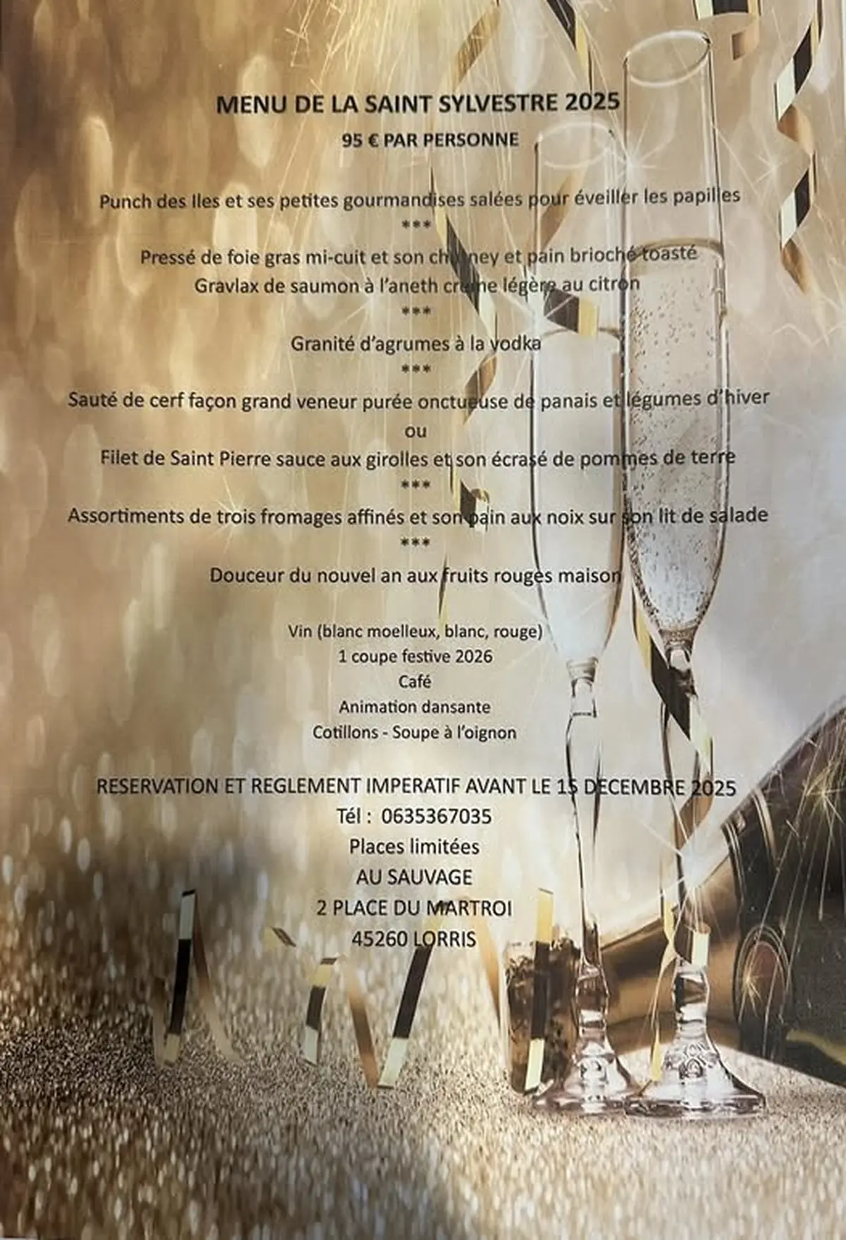 Repas de la St Sylvestre