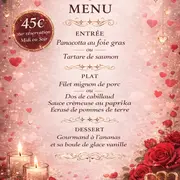 Repas de la St Valentin Restaurant L'Ecole des Gourmands
