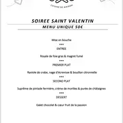 Repas de la St Valentin Restaurant La Petite Duche