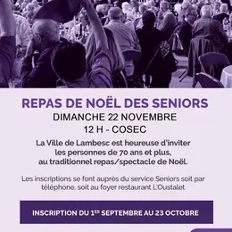Repas de Noël des Seniors
