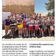 Repas de Noël pour les habitants