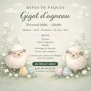 Repas de Pâques au Melly golf