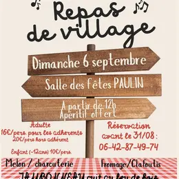 Repas de village - Paulin
