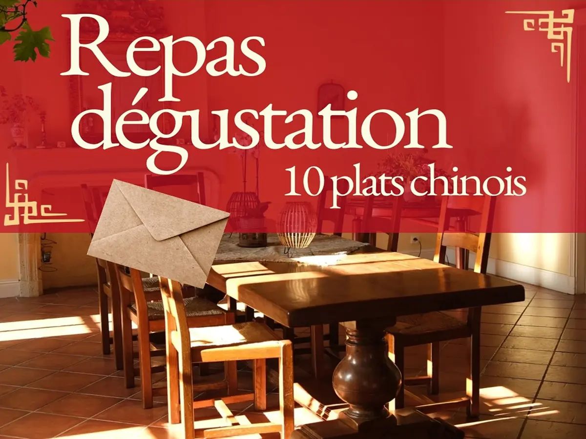 Repas dégustation de plats chinois au Château Vrai Caillou