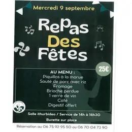 Repas des fêtes