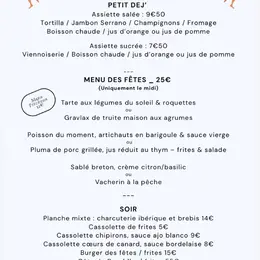 Repas des fêtes Chez Albertine