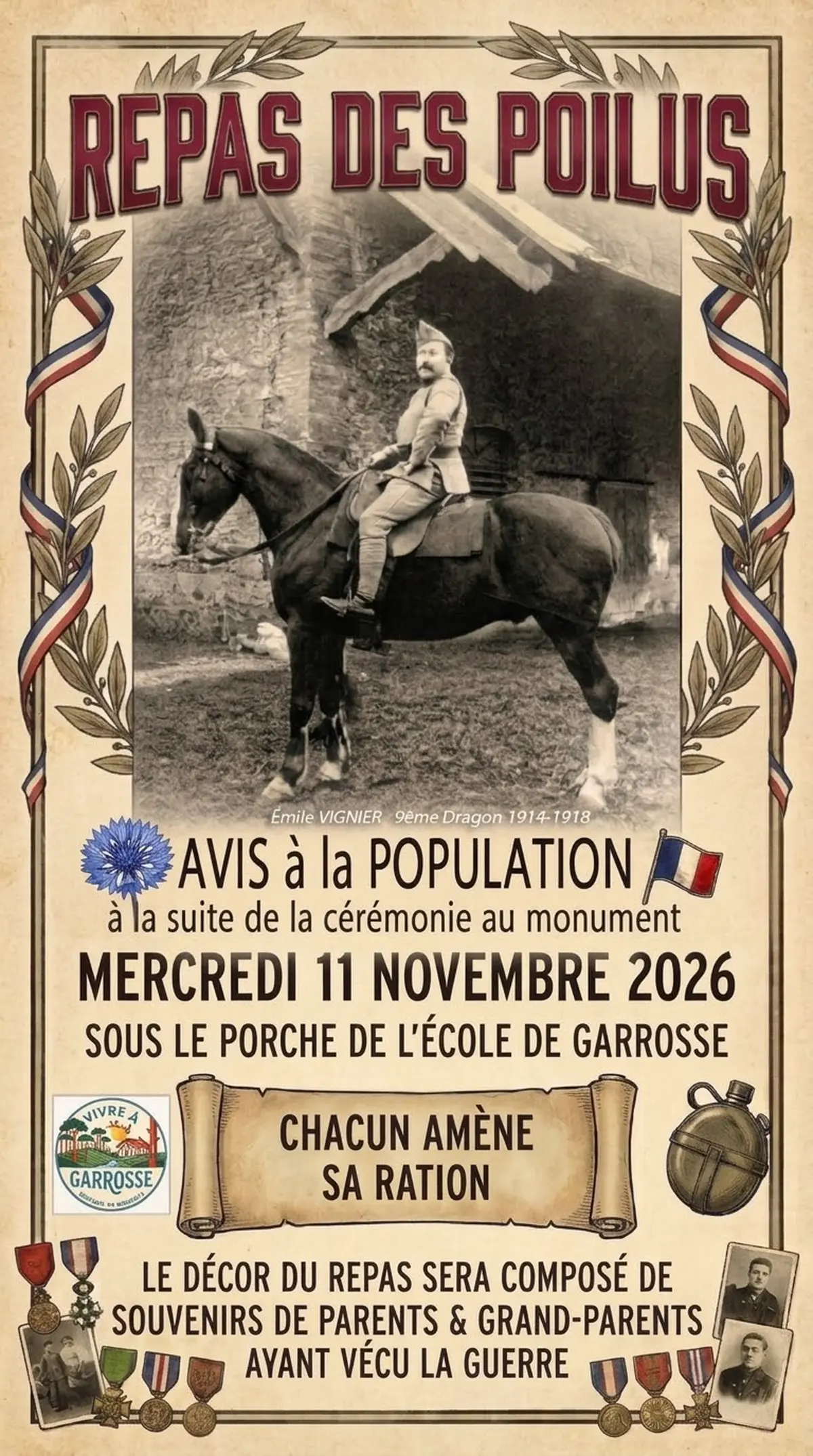 Repas des poilus