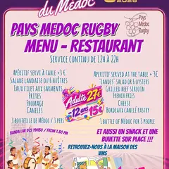 Repas du marathon du Pays Médoc Rugby