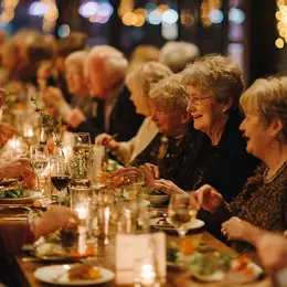 Repas estival à Doissat