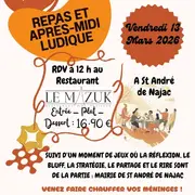 Repas et après-midi ludique