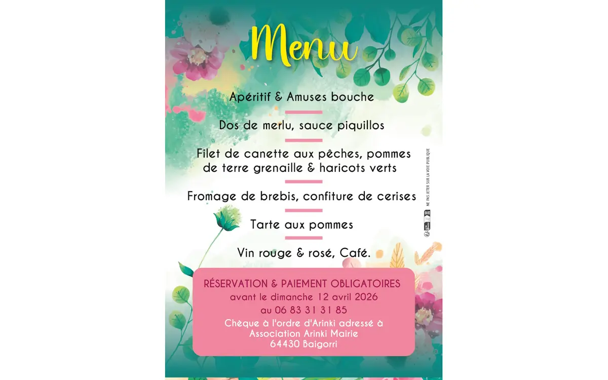 Repas et bal animé par Adartza