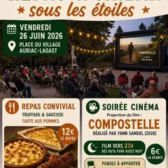 Repas et Cinéma sous les étoiles