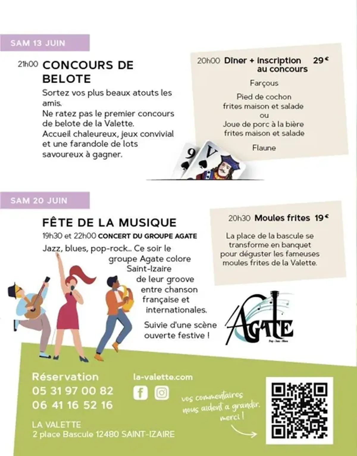 Repas et Fête de la Musique