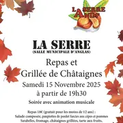Repas et grillée de châtaignes