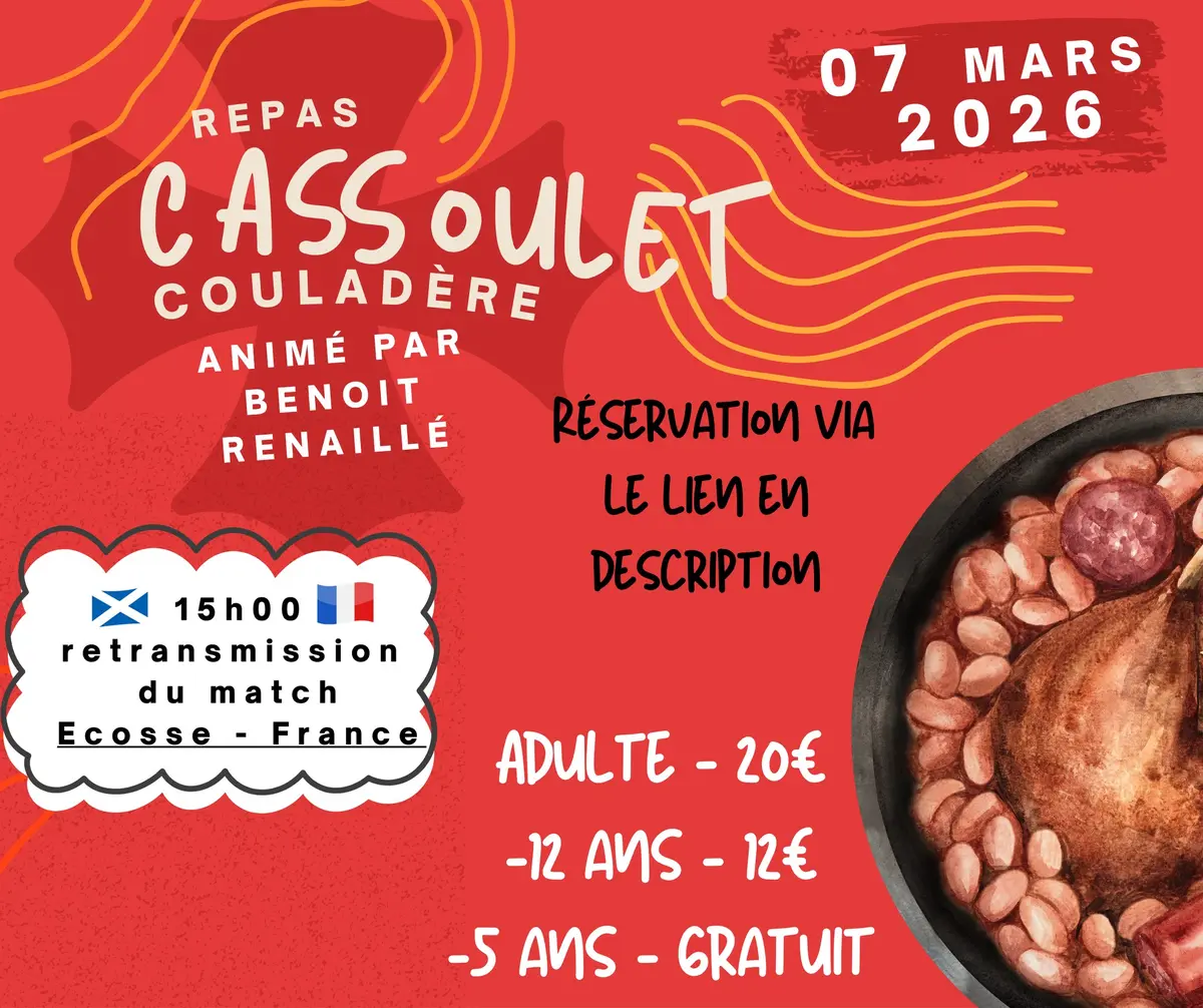 Repas & Rugby à Couladère