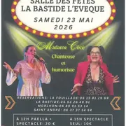Repas et Spectacle Madame Cécé - La Bastide l'Evêque