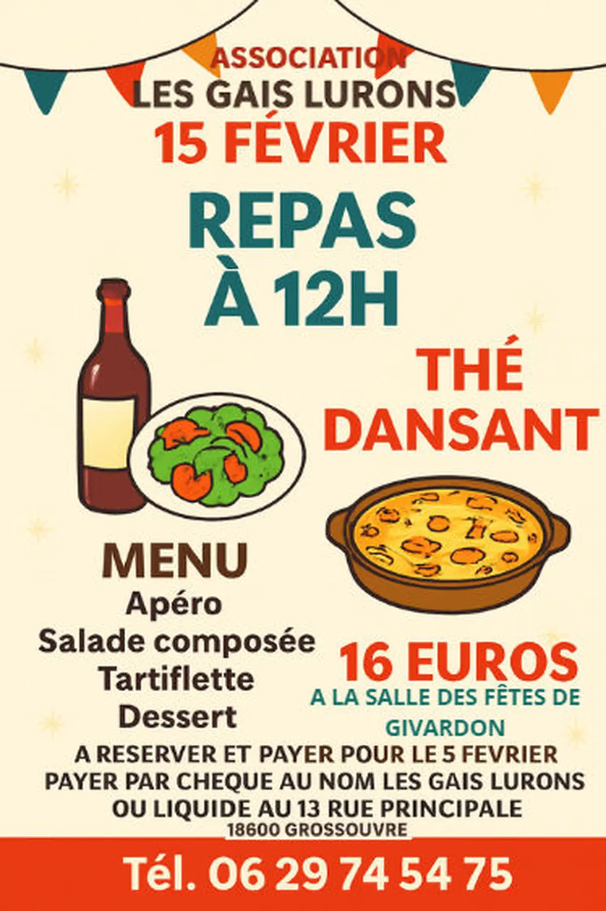 Repas et Thé dansant