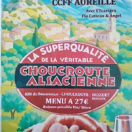 Repas festif choucroute