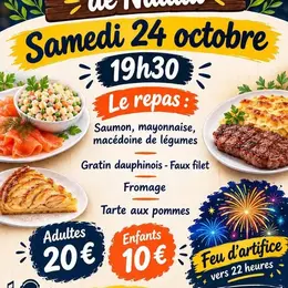 Repas + feu d'artifice
