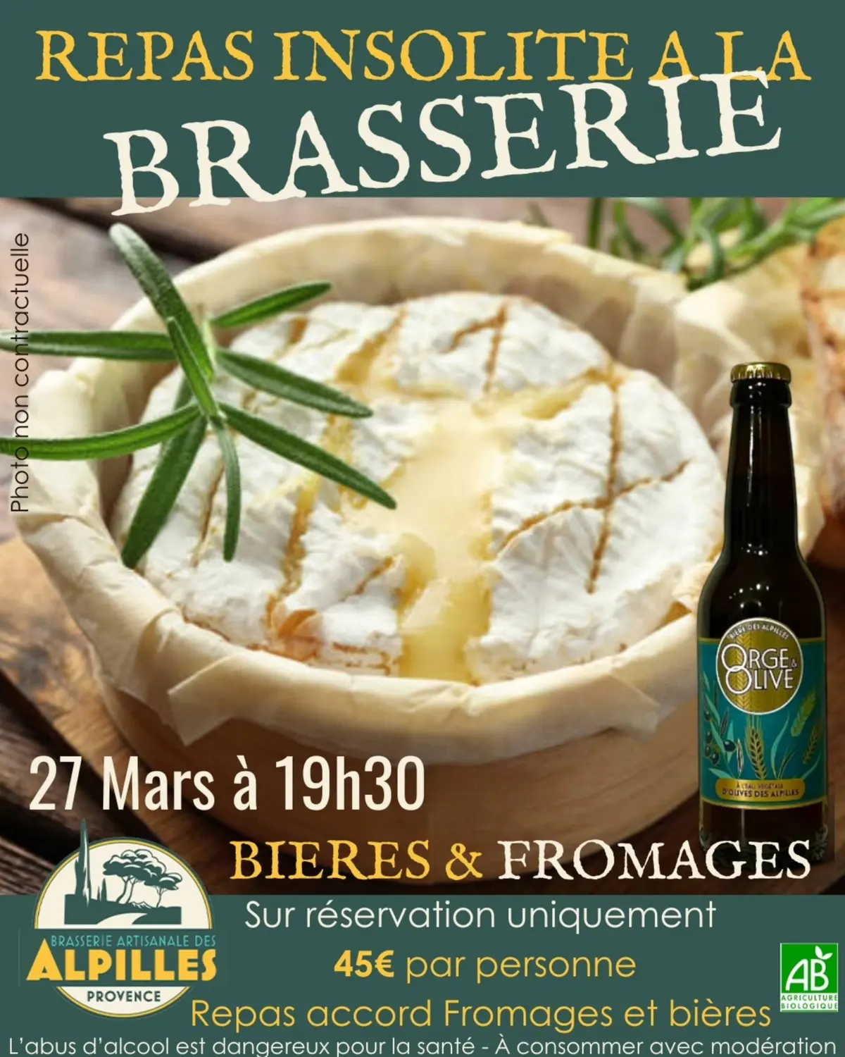 Repas insolite à la Brasserie artisanale des Alpilles
