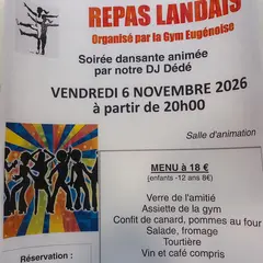 Repas landais et soirée dansante