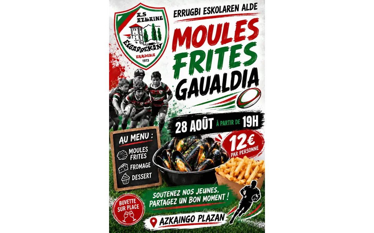 Repas : moules frites