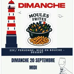 Repas Moules Frites