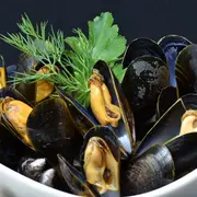 Repas moules-frites