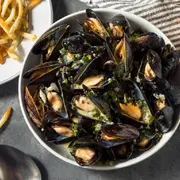 Repas moules-frites