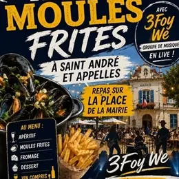 Repas moules frites