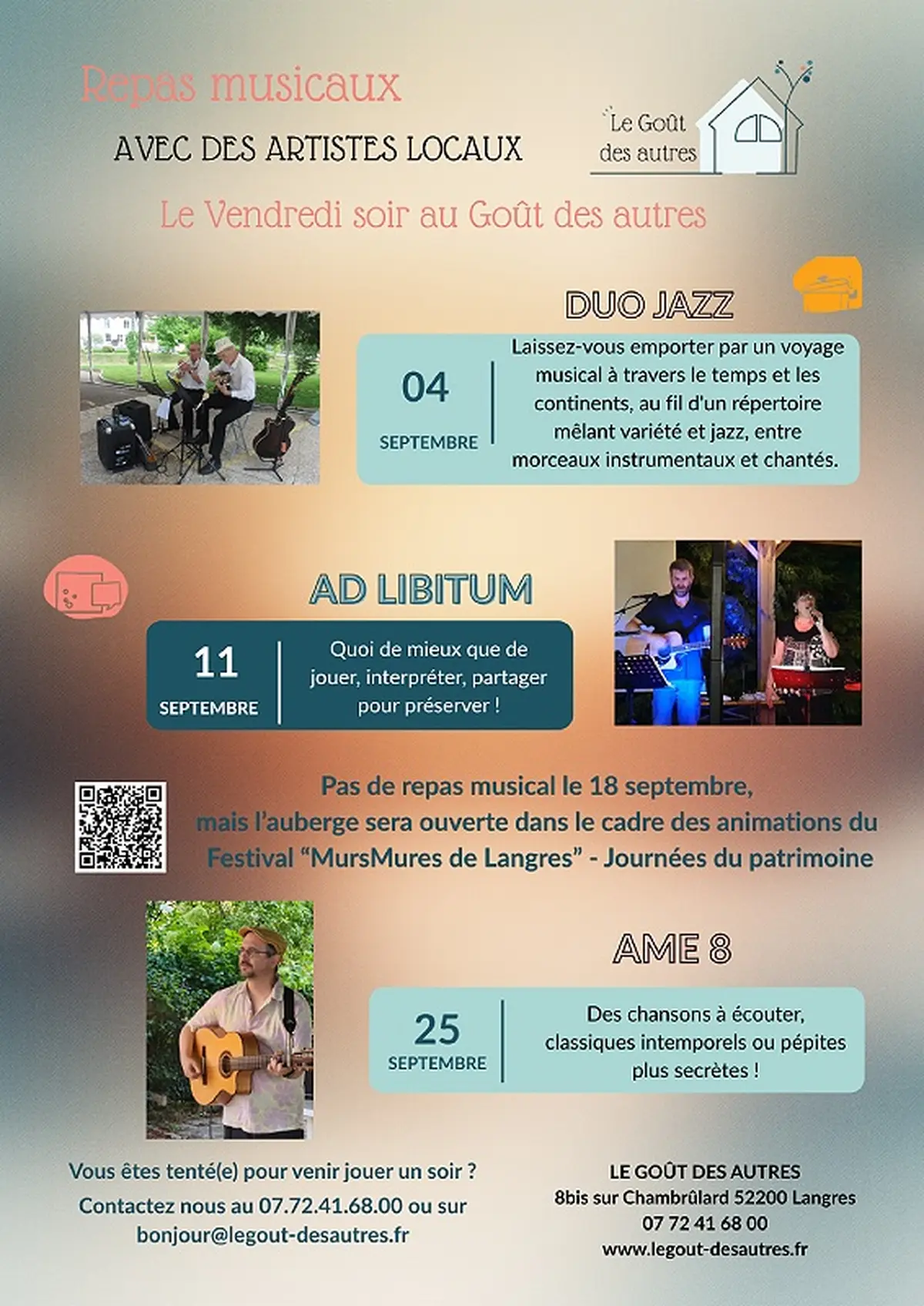 Repas musicaux - Ame 8
