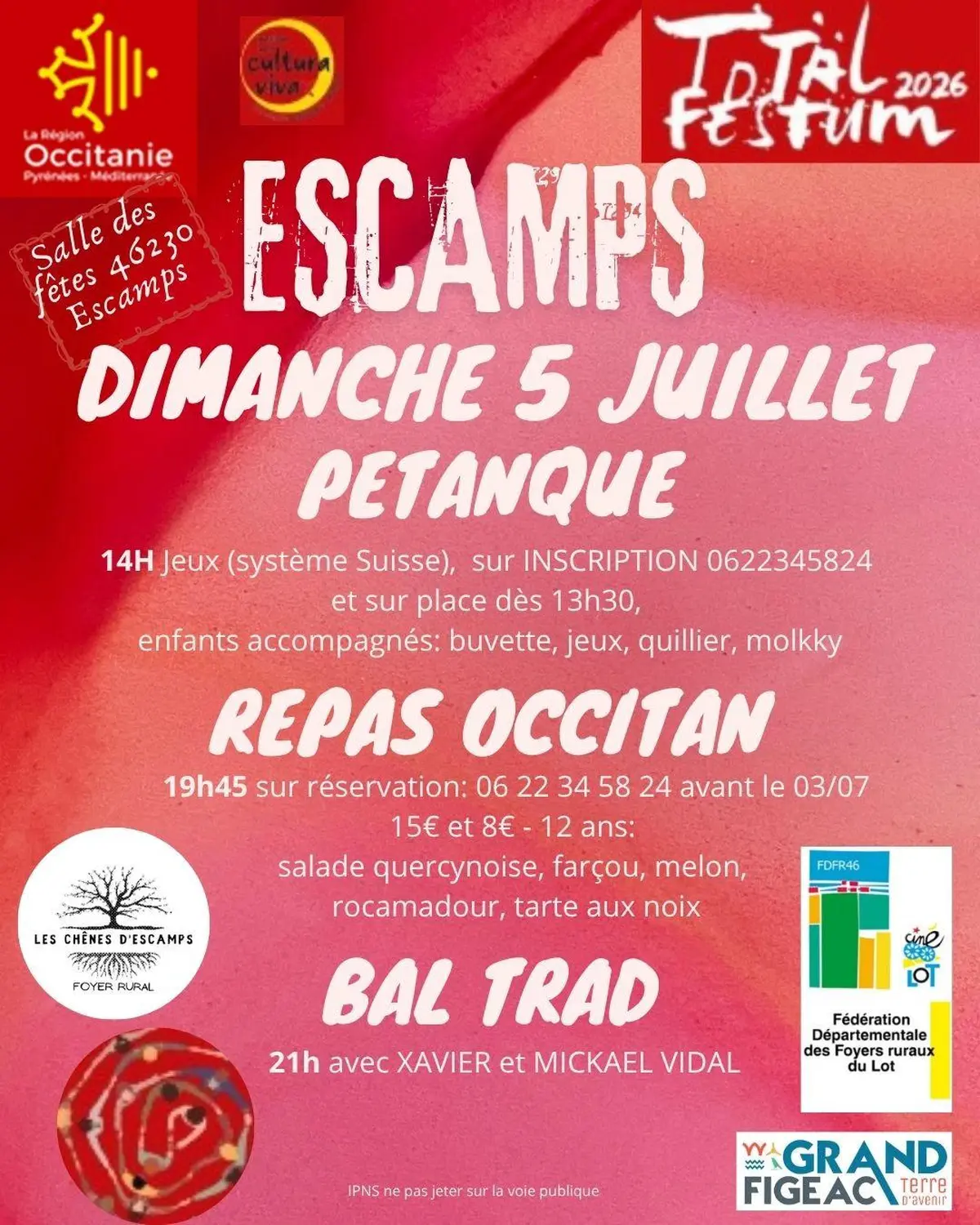 Repas occitan et bal trad