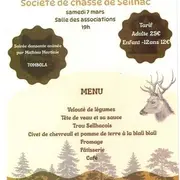 Repas organisé par la société de chasse
