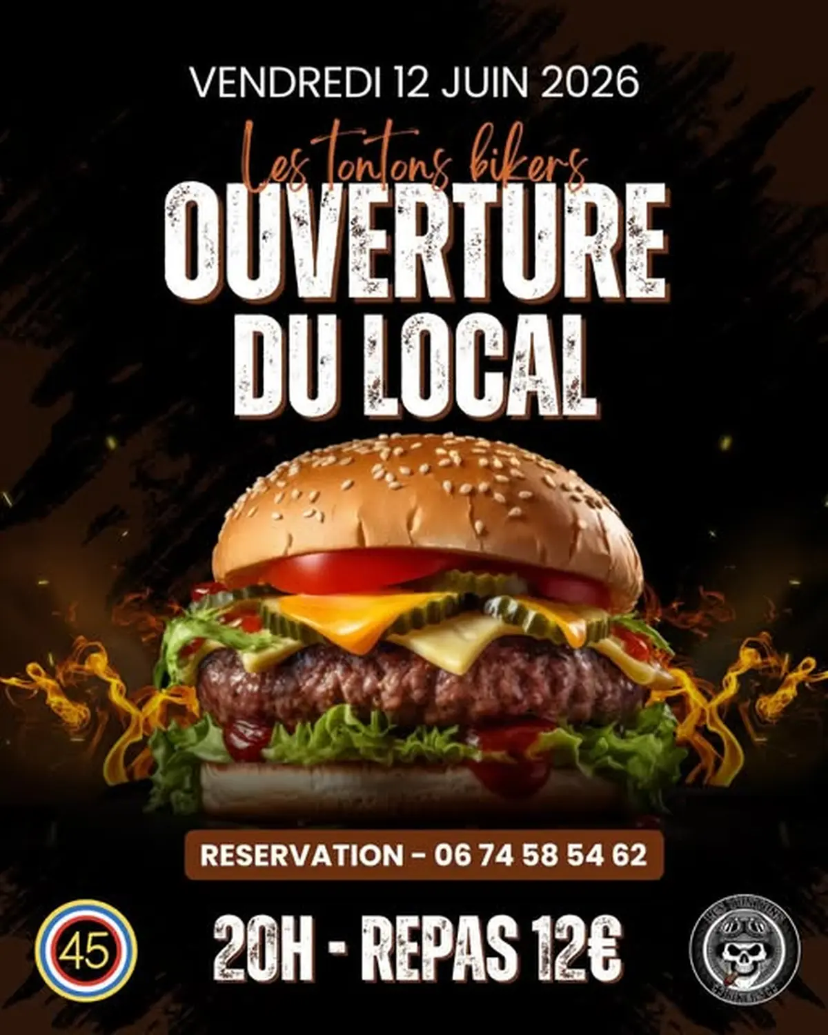 Repas - ouverture du local